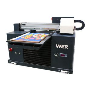 a3 uv drukker, gevorderde klein grootte outomatiese UV flatbed drukker